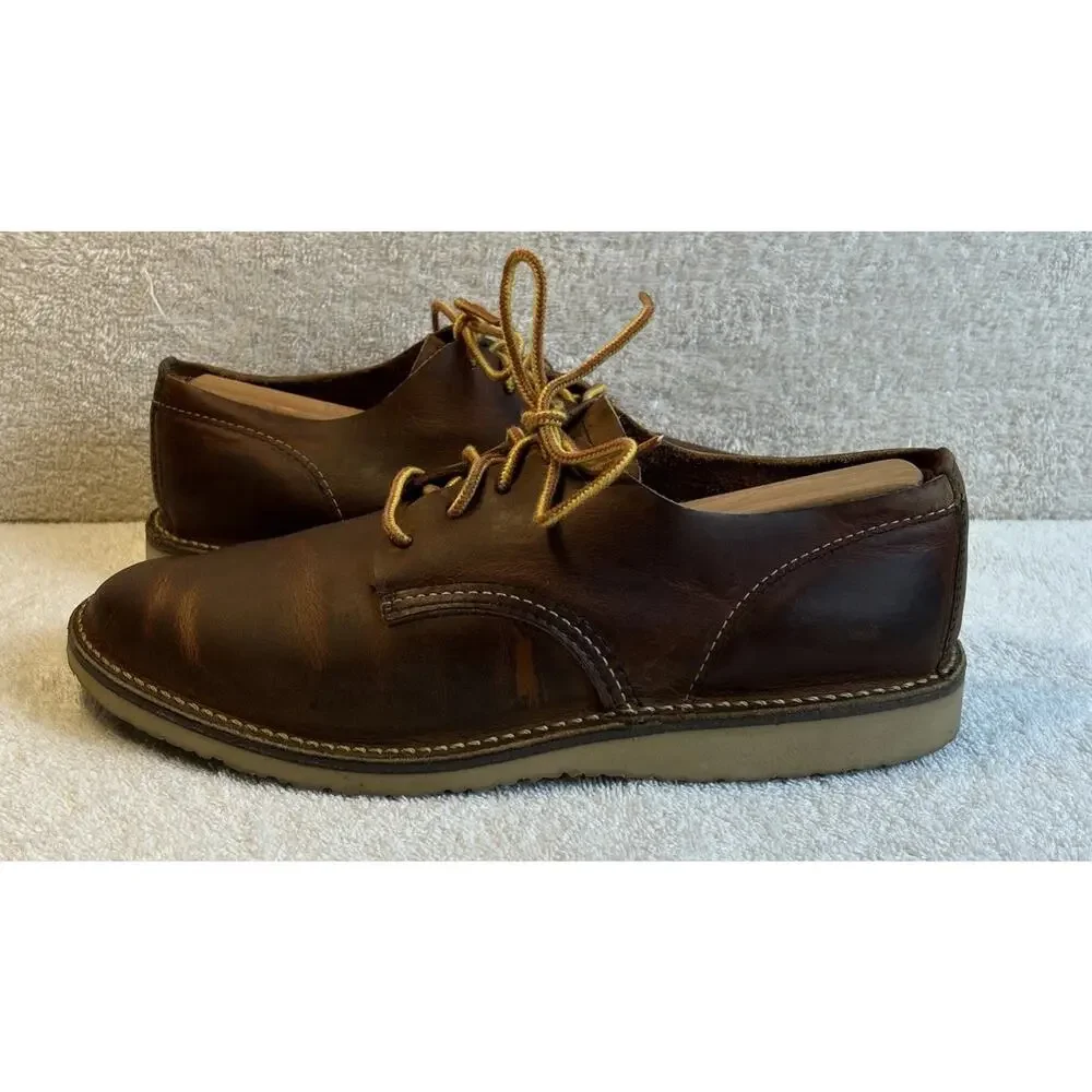 Red Wing Heritage 3303 Copper Rough and Tough Weekender Oxford Shoes US 9 D